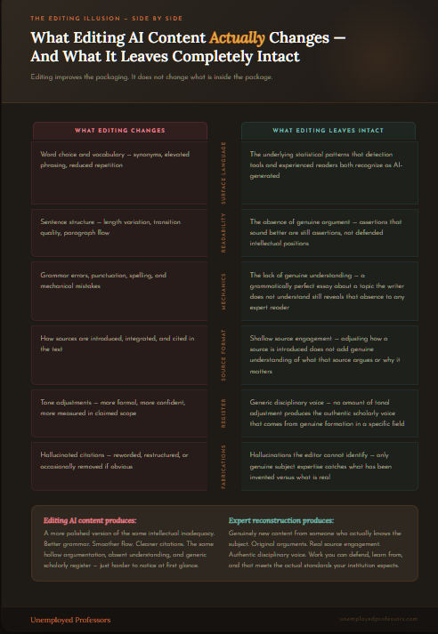 How to EDIT AI GENERATED TEXT