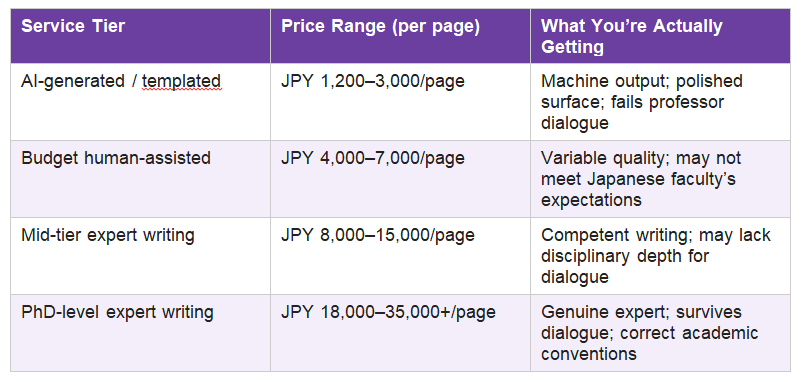 Buy Custom Essays in Japan